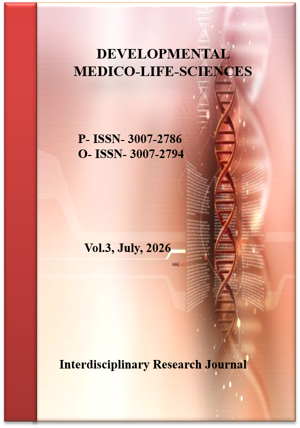 					View Vol. 3 No. 7 (2026): DEVELOPMENTAL MEDICO-LIFE-SCIENCES
				